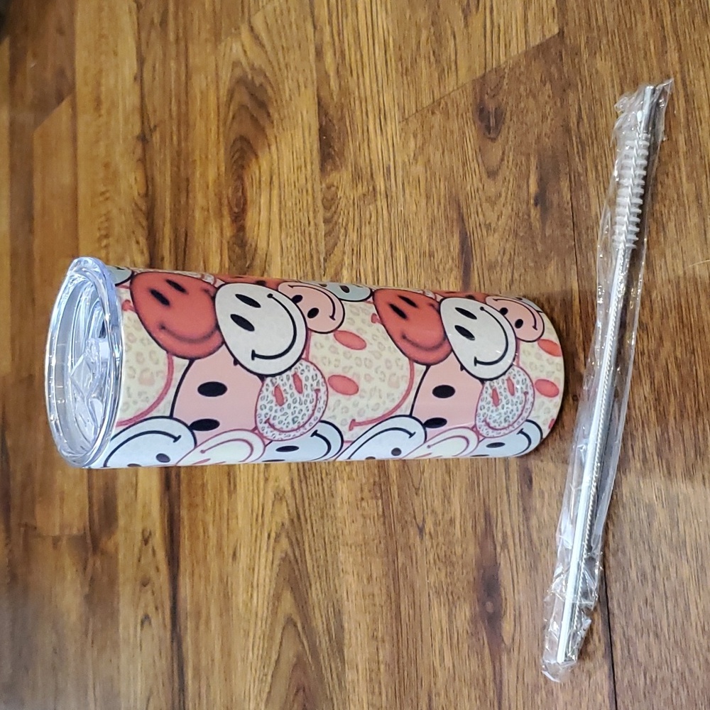 Smiley Face Zone Grace 20 oz stainless steel tumbler